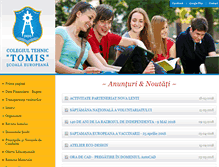 Tablet Screenshot of colegiul-tehnic-tomis.ro